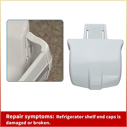 GE Hotpoint Refrigerator Door Shelf Retainer Bar Support End Cap Replacement - Pack of 2
| GE Hotpoint WR2X8345 Refrige