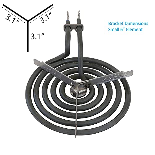 KITCHEN BASICS Replacement Range Stove Top Surface Element Burner Kit GE and Hotpoint 4 Pack Burners 2912 340523 243867