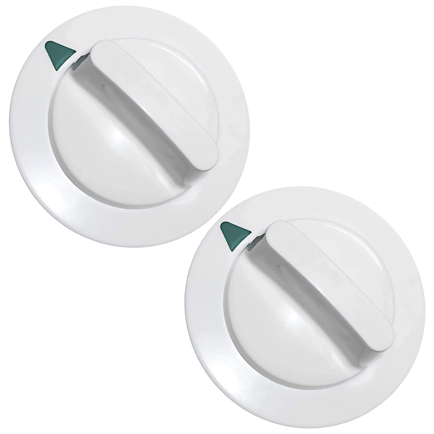 PartsBroz WE1M652 Dryer Timer Knob (2-Pack) - For General Electric Hotpoint - Replacement Timer Knob - Easy Installation