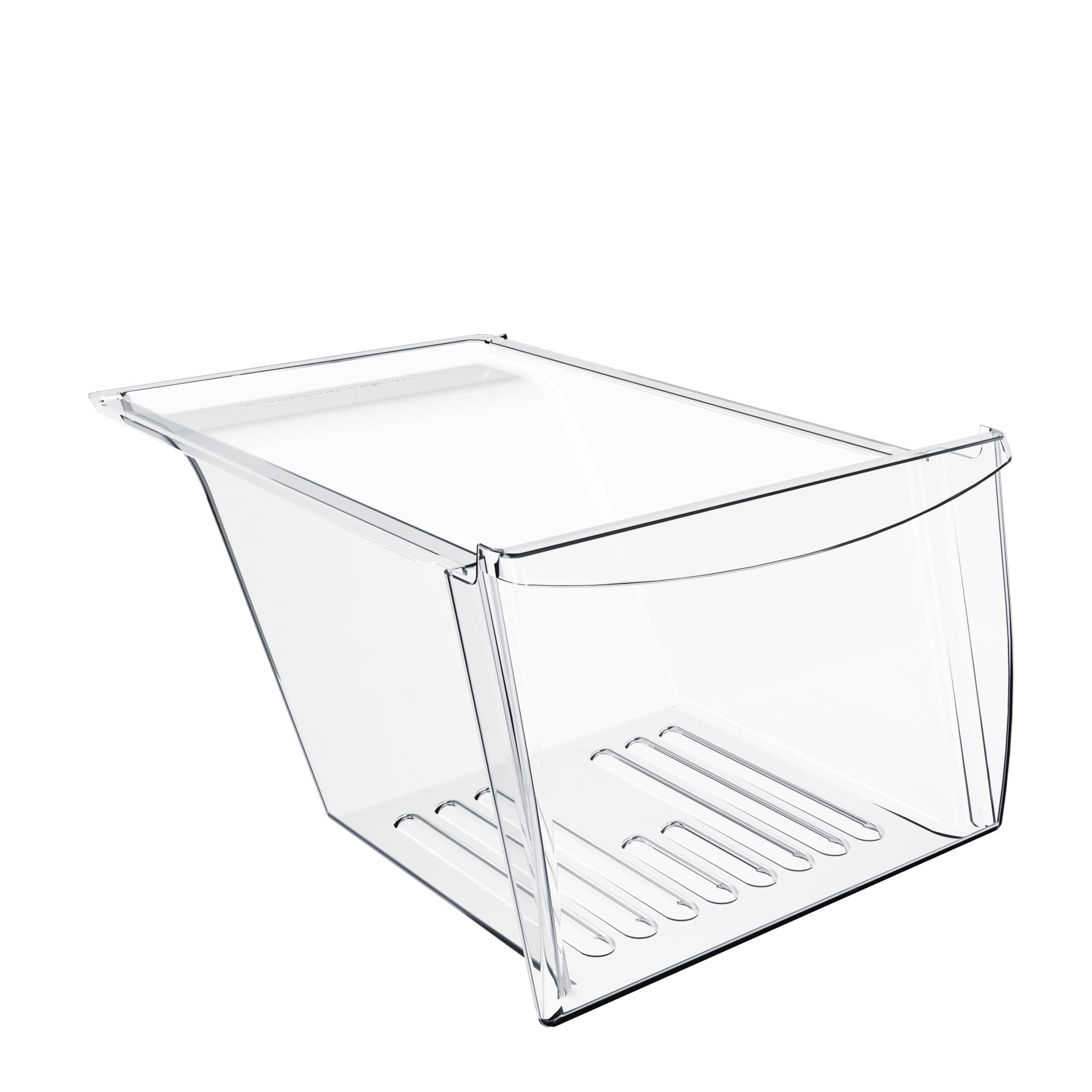 HECASA 240337103 Refrigerator Crisper Drawer Pan Replacement Clear Plastic Shelf for Refrigerator Only