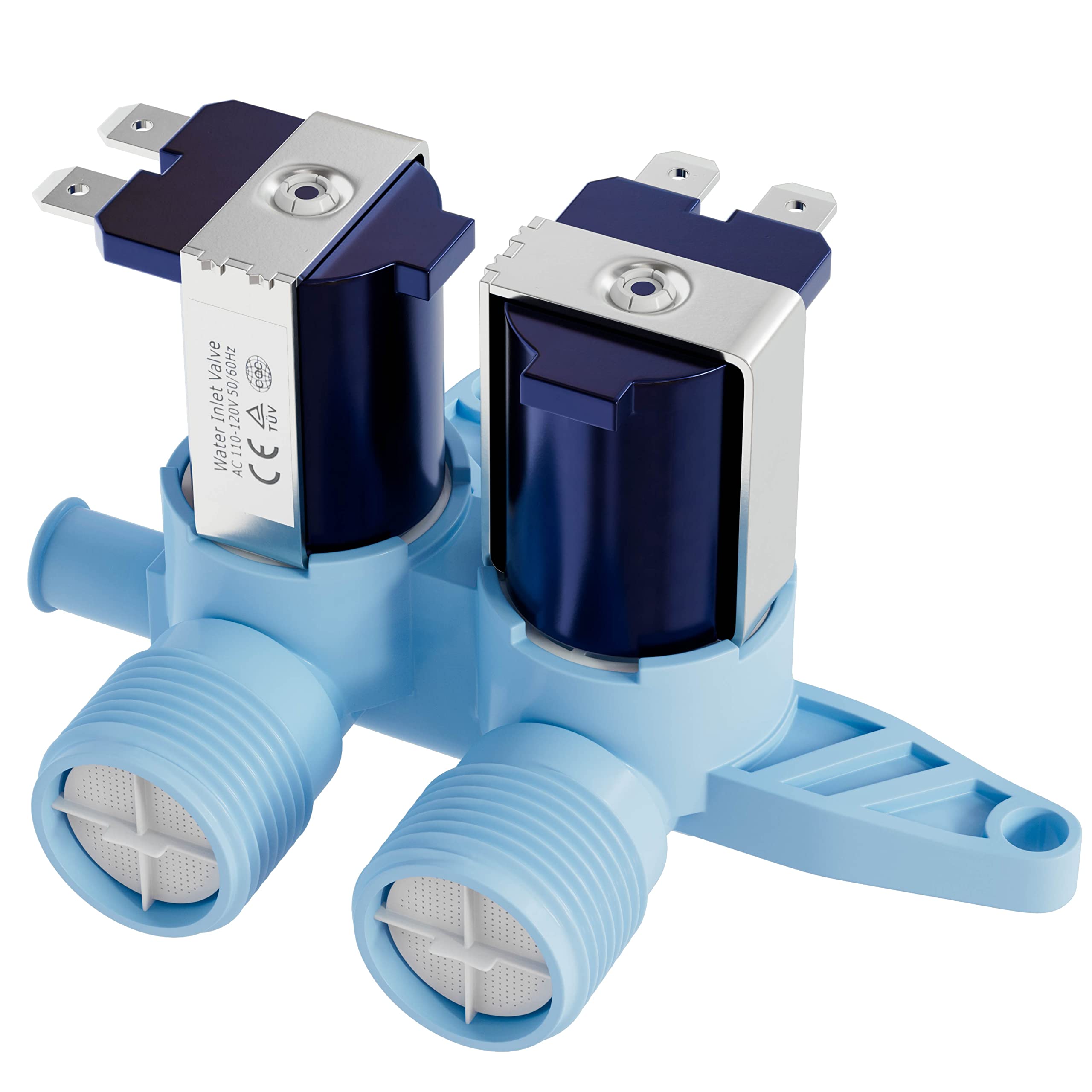 BlueStars WH13X10024 Washer Water Inlet Valve Replacement Part - Compatible with G.E & Hotpoint Washers - Replaces WH13X