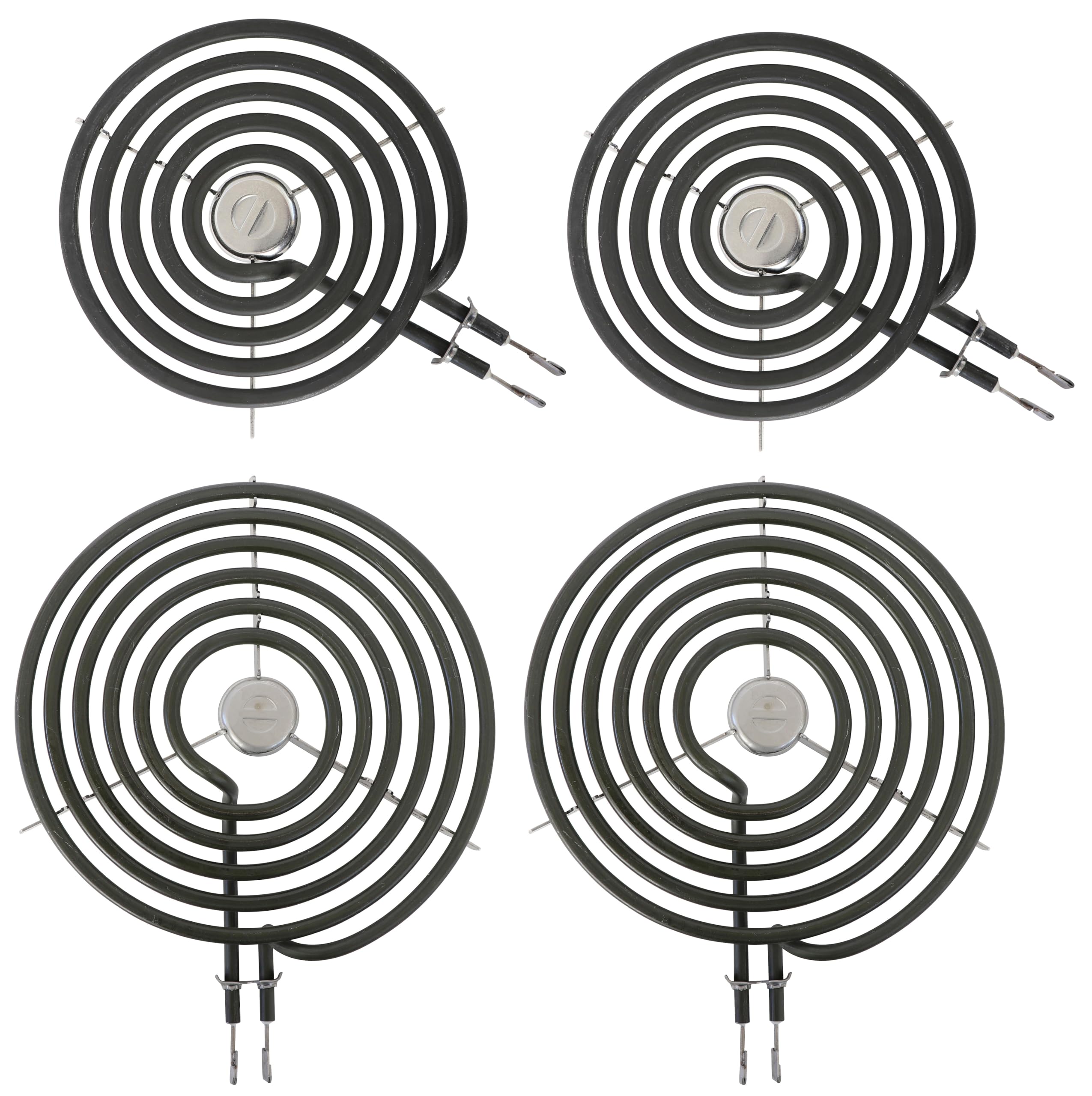 KITCHEN BASICS Replacement Range Stove Top Surface Element Burner Kit GE and Hotpoint 4 Pack Burners 2912 340523 243867